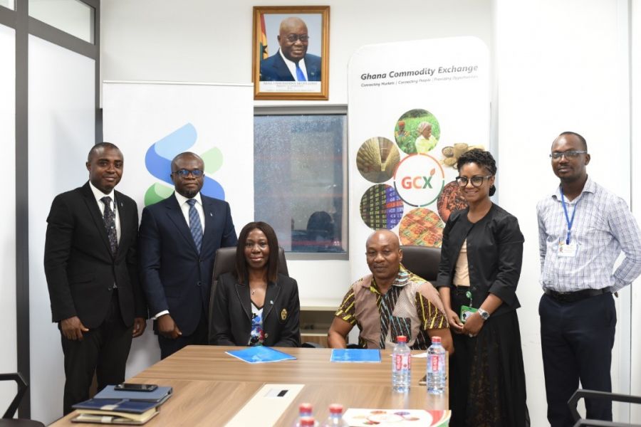 STANCHART AND GHANA COMMODITY EXCHANGE SIGN DEAL TO SUPPORT FARMERS image