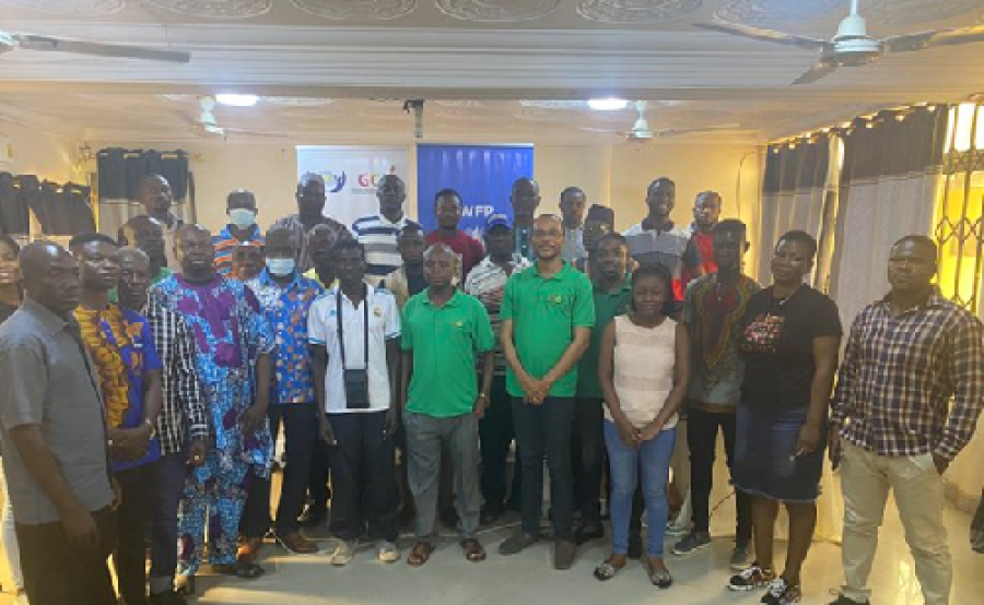 GCX IN PARTNERSHIP WITH WFP TRAIN FARMERS & MARKET ACTORS ON POST-HARVEST MANAGEMENT AND GCX OPERATIONS image